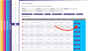Update Rechnungen